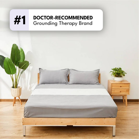 GroundingFlow™ Earthing Bed Sheet for Better Sleep & Wellness