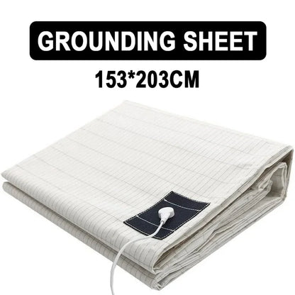 GroundingFlow™ Earthing Bed Sheet for Better Sleep & Wellness